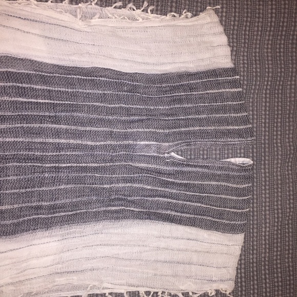 Free People Highs and Lows Gauzy Hi-Low Poncho - Picture 3 of 5